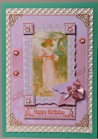 Vintage Lady 1 Decoupage by Kristina Norbat