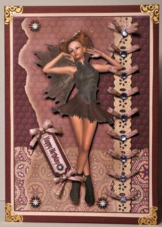 Mindy Faerie Decoupage by Kristina Norbat