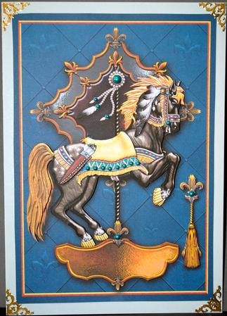 Crazy Horse Decoupage, Birthday by Kristina Norbat