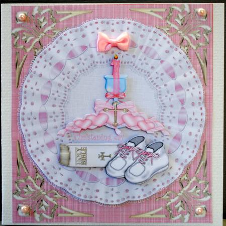 Girl Christening on Lace by Kristina Norbat