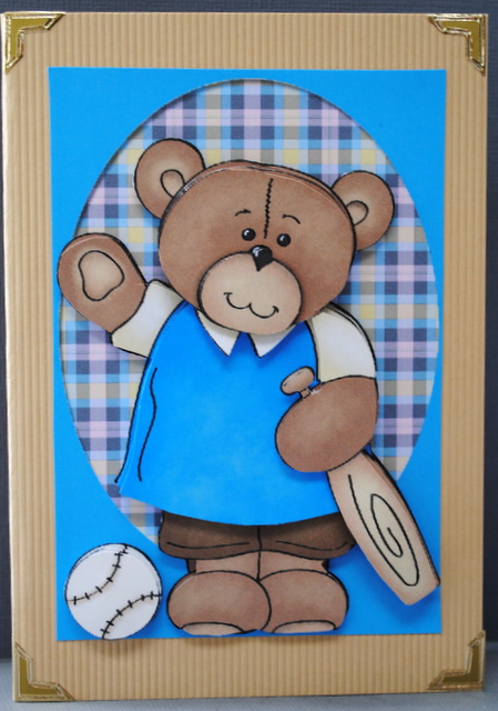 Cricket Ted Decoupage Topper by Kristina Norbat
