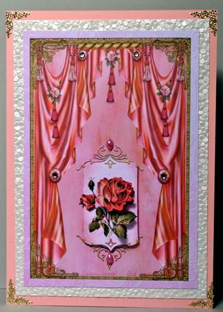 Pink Drapes and Roses by Kristina Norbat