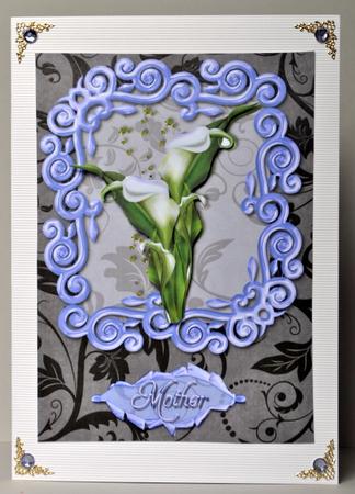 Lilac Framed Lilies by Kristina Norbat