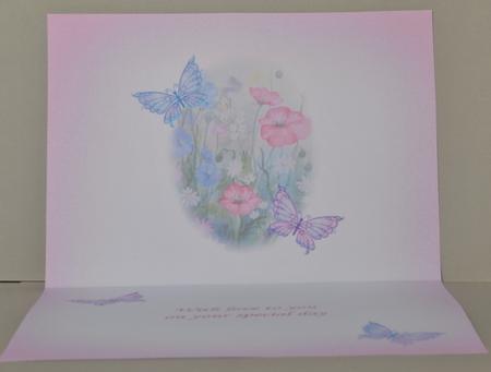 Butterflies and Meadowflowers Insert for Cup No.cup177480_56 by Kristina Norbat