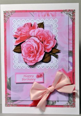 Pink Floral Birthday and Get Well by Kristina Norbat