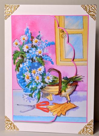 Marguerite Envelope Card by Kristina Norbat