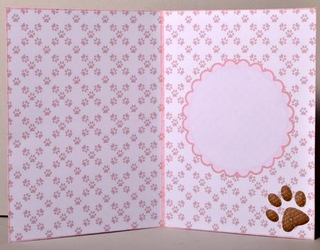 Furry Friends Paw Prints Insert by Kristina Norbat
