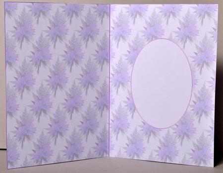Lilac Floral Insert by Kristina Norbat