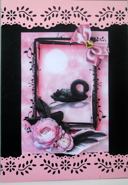 Pink Lagoon Card Kit for Birthday/anniversary by Kristina Norbat