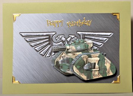 Leman Russ Tank Decoupage by Kristina Norbat