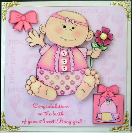 Summer Baby Girl by Kristina Norbat