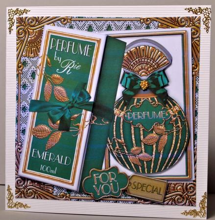 Emerald Boxed Perfume for You Decoupage Step-by-step by Kristina Norbat