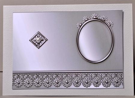 Silver Metallic A5 Portrait Insert by Kristina Norbat