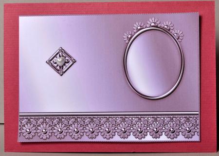 Pink Metallic A5 Portrait Insert by Kristina Norbat