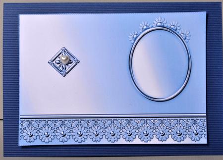 Blue Metallic A5 Portrait Insert by Kristina Norbat