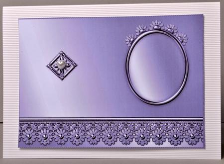 Aubergine Metallic A5 Portrait Insert by Kristina Norbat