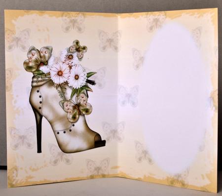Flowerheads Over Heel Insert by Kristina Norbat