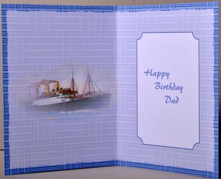 Happy Birthday Dad Insert by Kristina Norbat