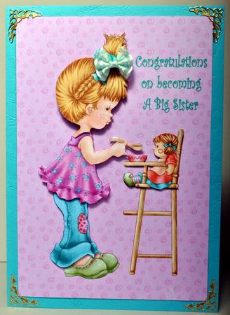 Congratulations Now Youre a Big Sister by Kristina Norbat