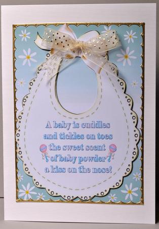 Daisy Bib for New Arrival by Kristina Norbat