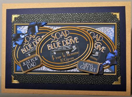 Dads Blue Drive Soap Trio Dl Decoupage Step by Step by Kristina Norbat