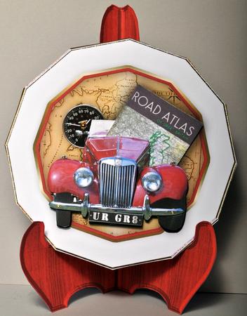 Vintage Mg Plate Card Kit by Kristina Norbat
