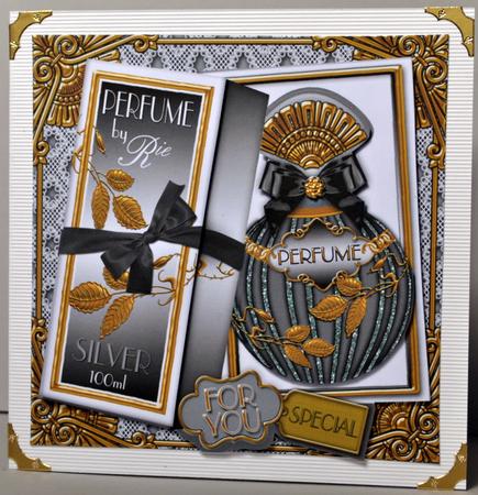Silver Boxed Perfume for You Decoupage Step-by-step by Kristina Norbat