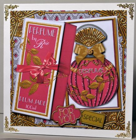 Plum Jade Boxed Perfume for You Decoupage Step-by-step by Kristina Norbat