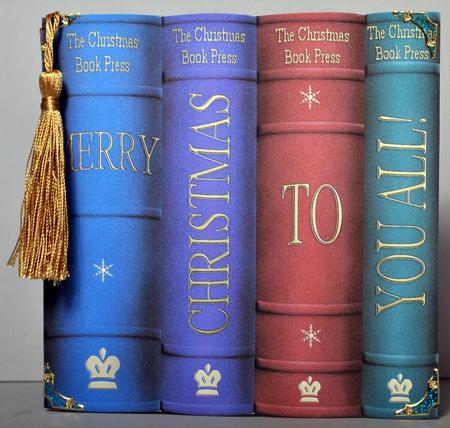 Merry Christmas Books Shaped Card by Kristina Norbat