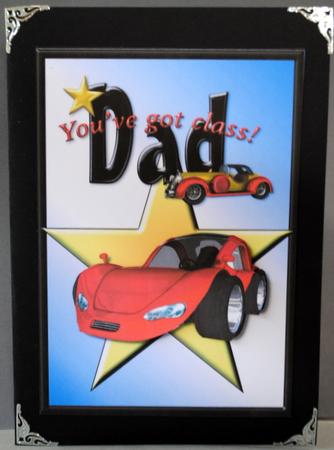 Dad You've Got Class Quick Card by Kristina Norbat