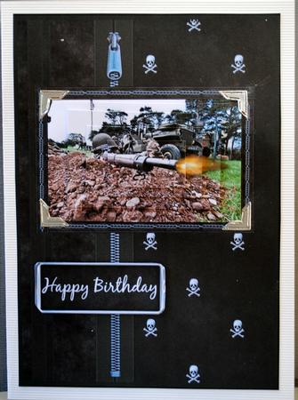 War Re-enactment Pyramid Card by Kristina Norbat