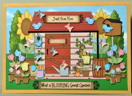 Whose Garden is It? Personalise a Text Plate Card. by Kristina Norbat