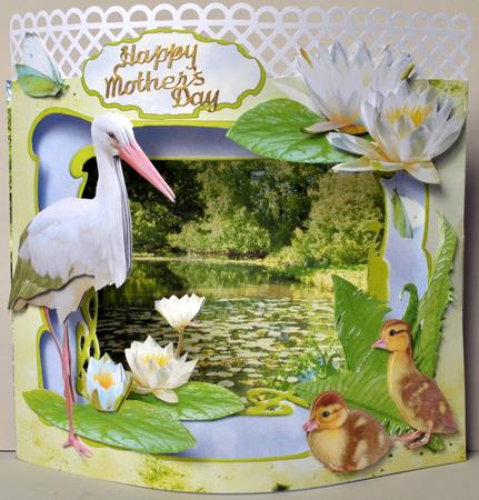 Beau Fronts 3D Card Kit - the Pond by Kristina Norbat