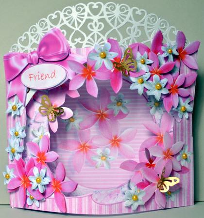 Beau Fronts 3D Card Kit - Frangipanis by Kristina Norbat