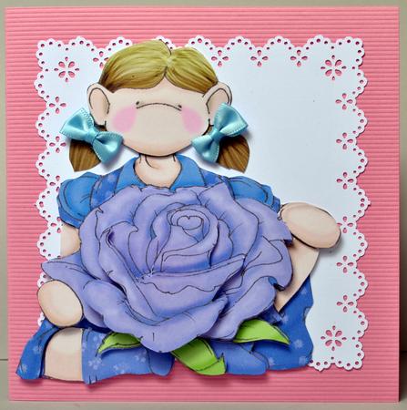 Liliac Rose Doodles by Kristina Norbat