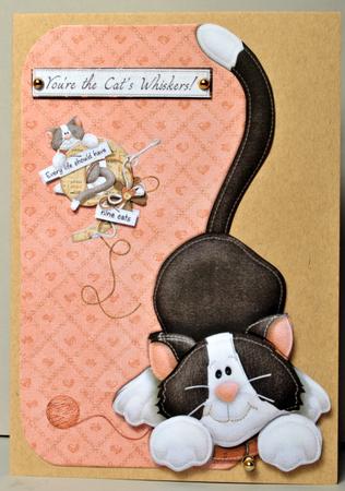 Your the Cats Whiskers with Decoupage by Kristina Norbat