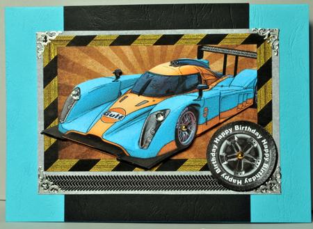 Leman Style Birthday Card Front by Kristina Norbat
