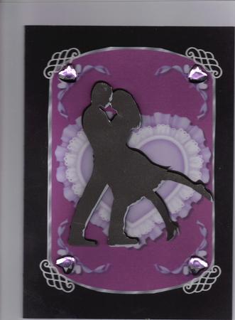 We Danced Card Topper by Kristina Norbat