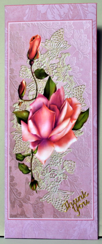 Antique Lace and Rose Choc Bar Packet by Kristina Norbat