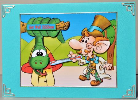 Get Well Sssoon Snake by Kristina Norbat