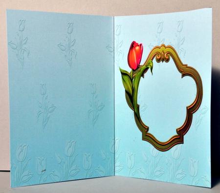 Floral Embossed Insert 2 by Kristina Norbat