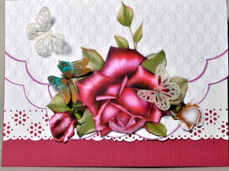 Rose and Lace Over the Edge by Kristina Norbat