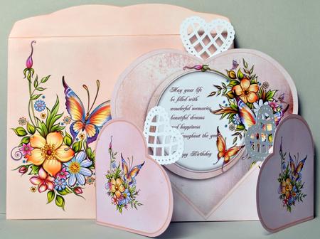 Heart Shape Gatefold Kit by Kristina Norbat