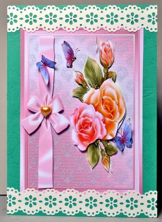 Sweet Roses Tied with Ribbon by Kristina Norbat