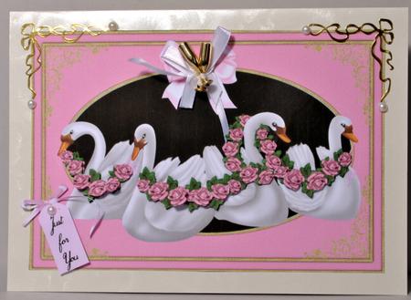 Swans and Roses by Kristina Norbat