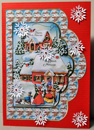 From Our House to Yours Vintage Scalloped by Kristina Norbat