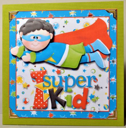 ! Super Kid Card Front / Topper Various Occasions by Kristina Norbat