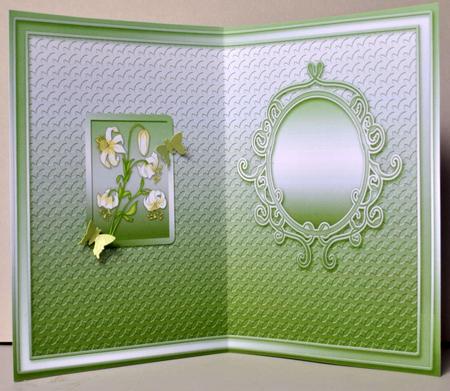 Lemon Lily Spray A5 Portrait Insert by Kristina Norbat