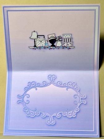 Girly Chic Lilac Matching A5 Insert by Kristina Norbat