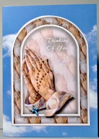 Thinking of You Rounded Quick Card by Kristina Norbat